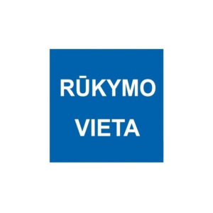 Lipdukas "Rūkymo vieta"